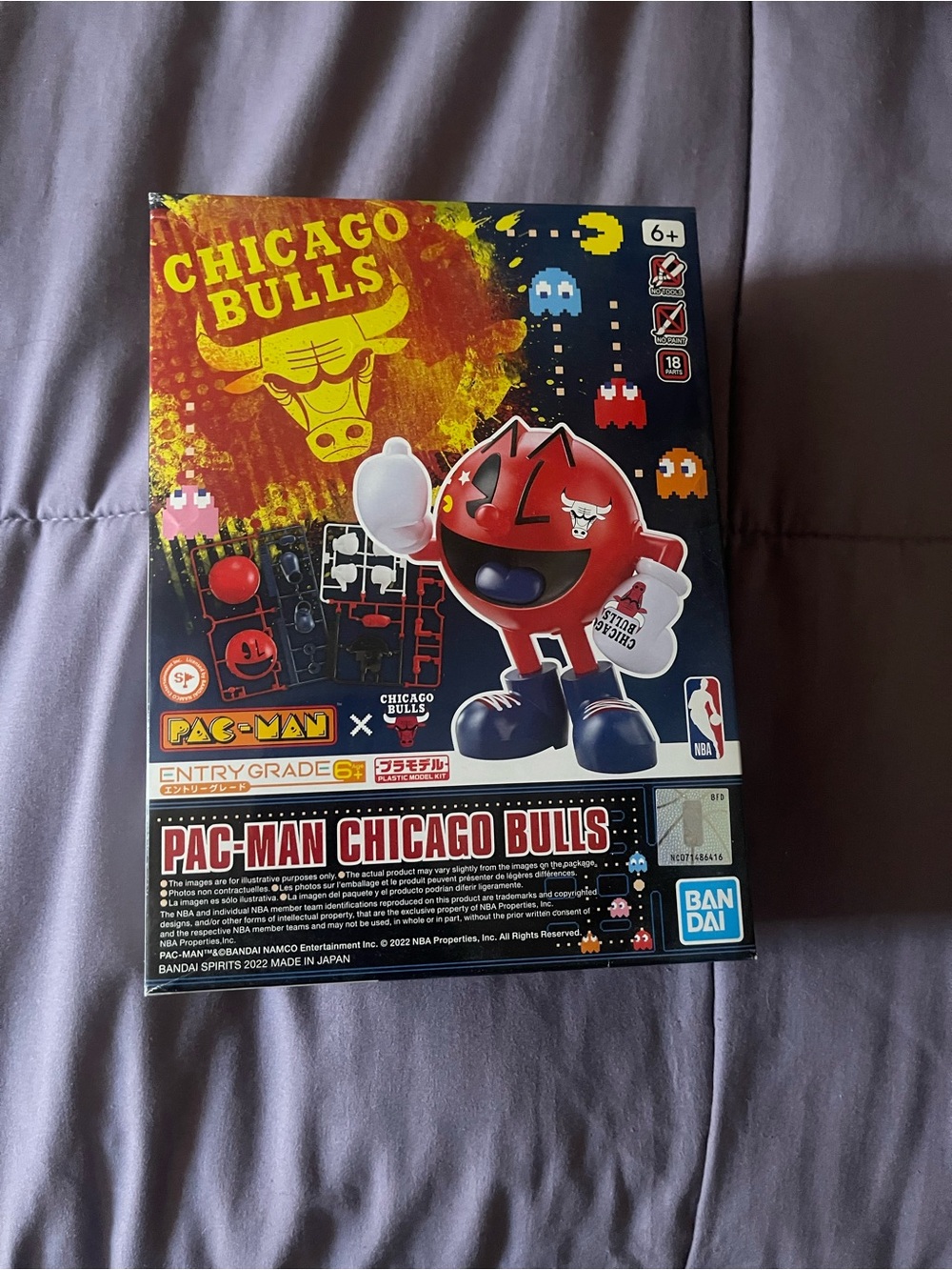 Pac-Man x Chicago Bulls Collectible Figure - Red
